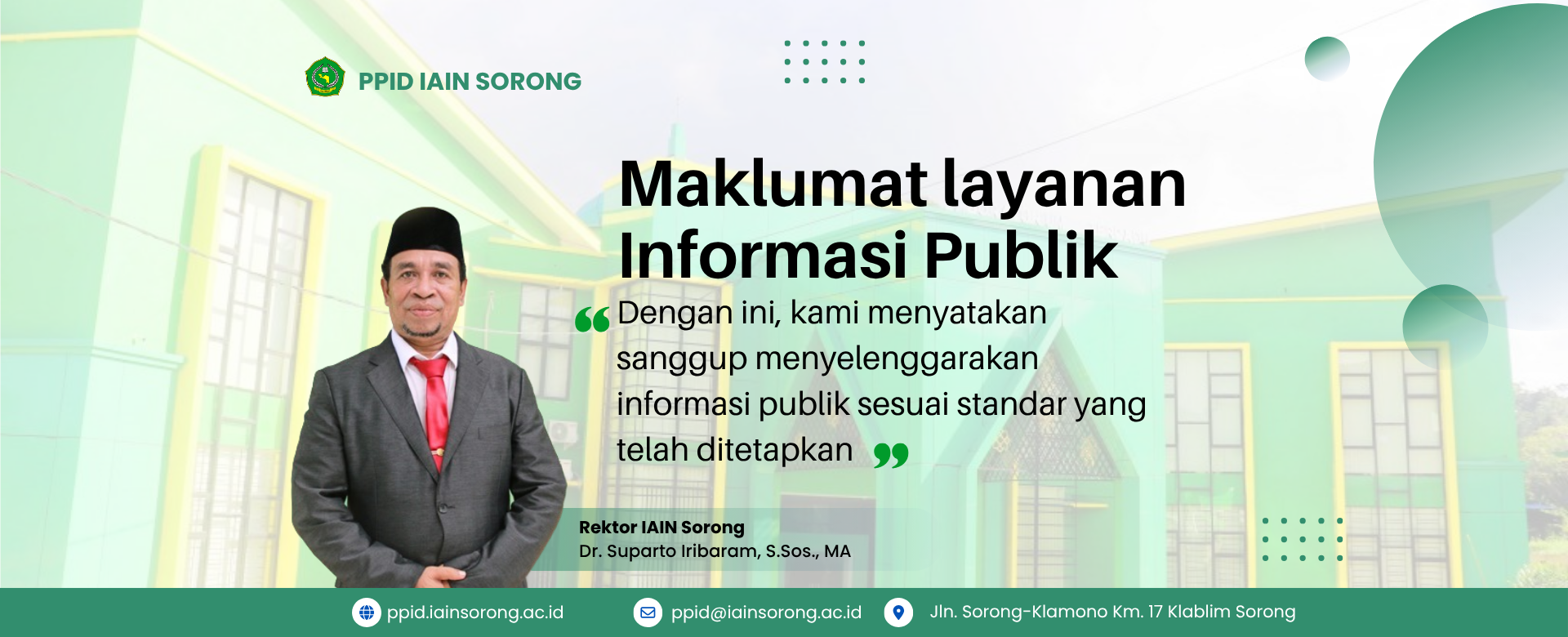 new slider 2 ppid iain sorong