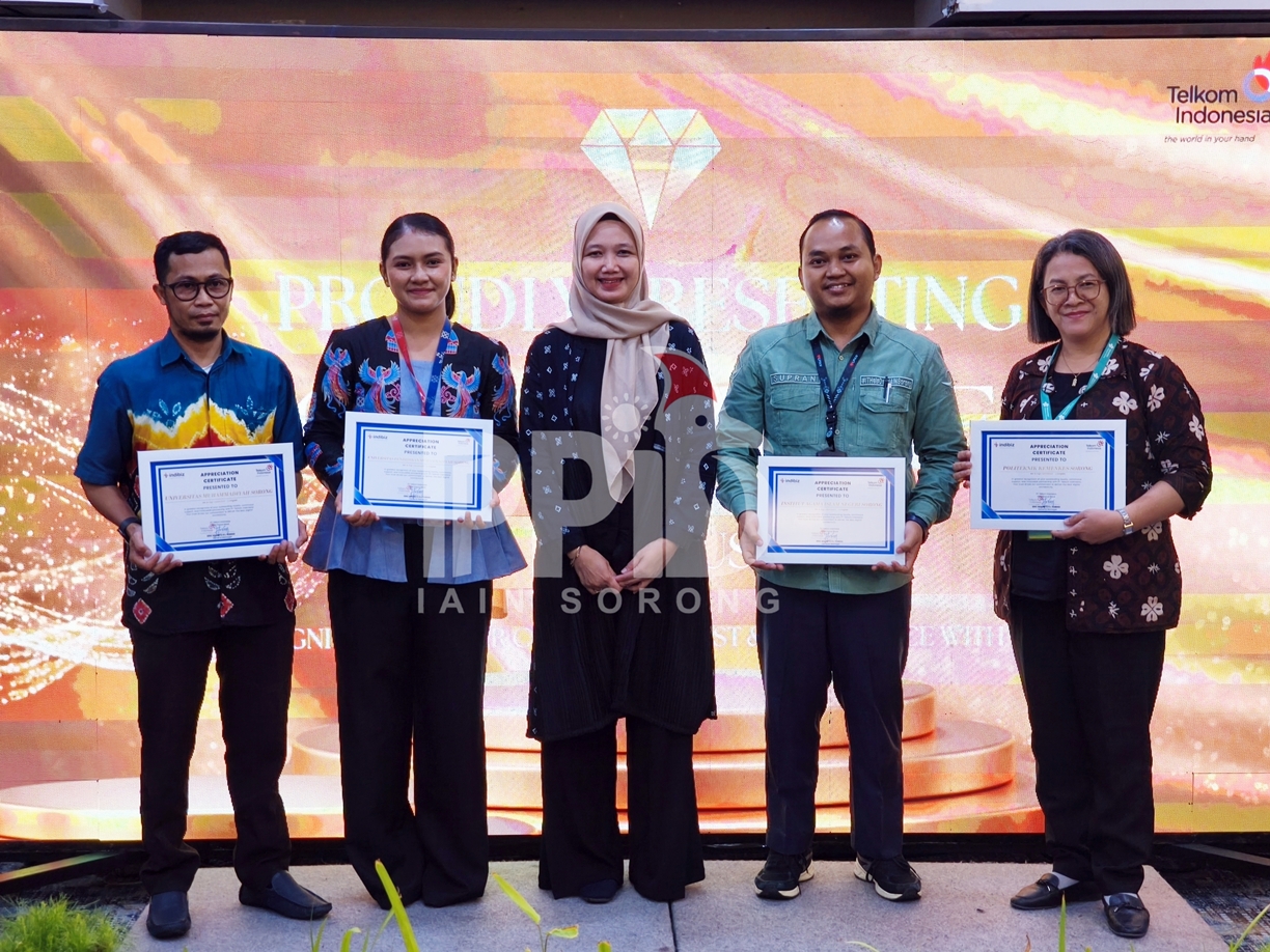 PERKUAT DIGITALISASI KAMPUS, IAIN SORONG JALIN KEMITRAAN STRATEGIS BERSAMA TELKOM INDONESIA